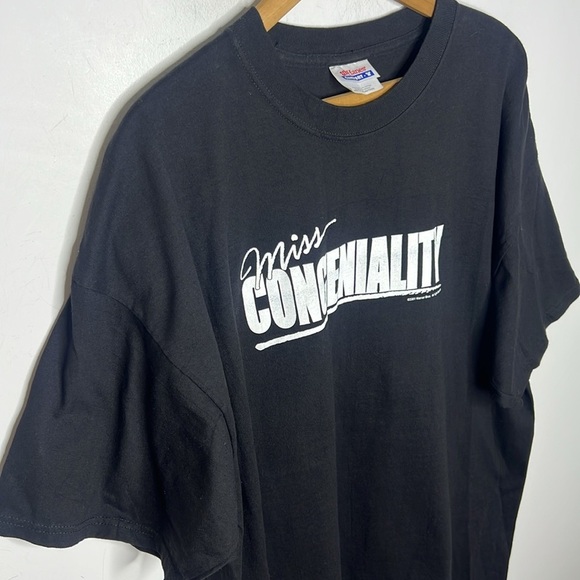Vintage 2000s Y2K Miss Congeniality Sandra Bullock Movie Promo Graphic T Shirt - Picture 3 of 10